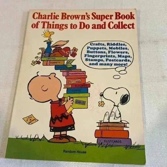 Charlie‎ Brown's Super book of Things to Do & Collect 1975 Vintage UFS - Picture 1 of 7